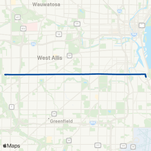 MCTS Lincoln Avenue map