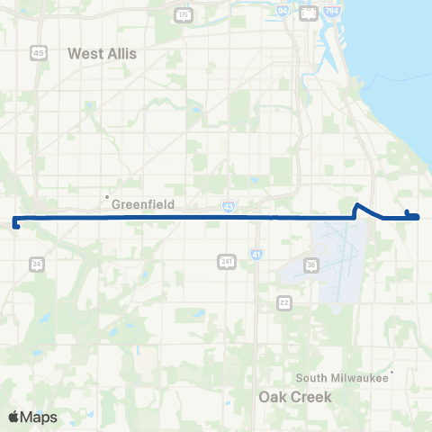 MCTS Layton Avenue map