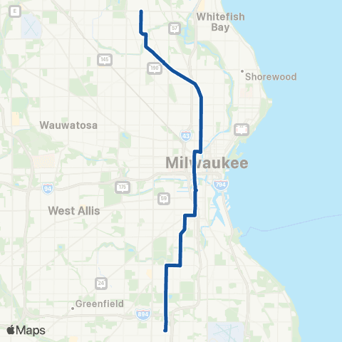 MCTS Via Rt 19 map