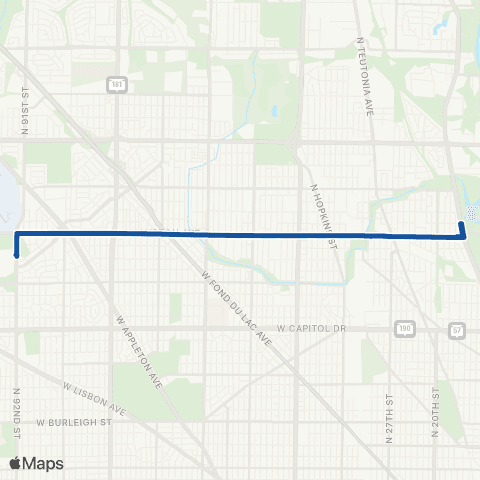 MCTS Hampton Avenue map