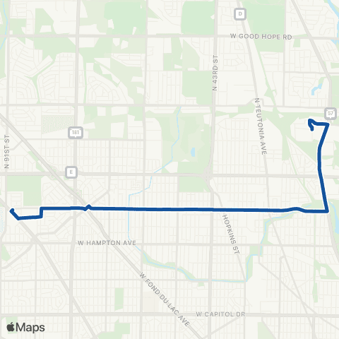 MCTS Villard Avenue map