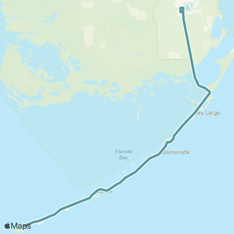 Miami-Dade Transit Dade / Monroe Express map