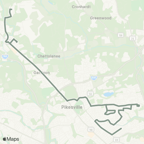 MDOT MTA Glen - Baas & Talmudical map