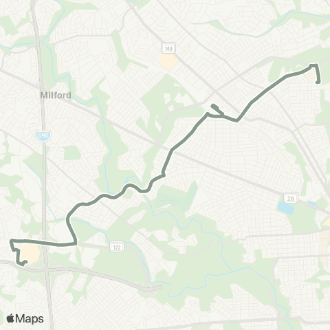 MDOT MTA Sinai Hospital - Security Square map
