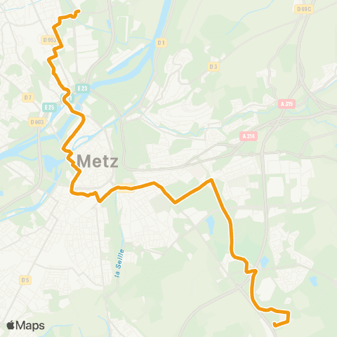 LE MET' Hôpital Mercy - Université Saulcy map