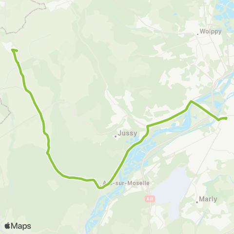 LE MET' Roi George - Verneville map