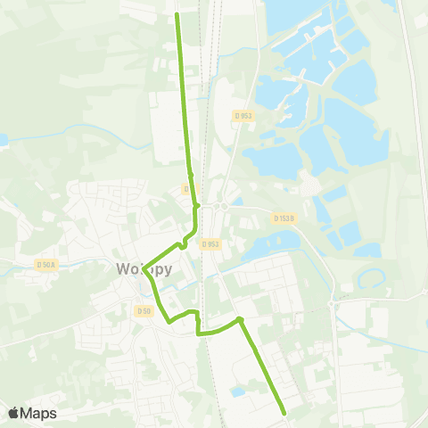 LE MET' Intendants Joba - Woippy Bellevue map
