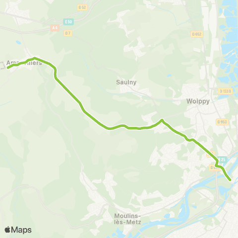 LE MET' Square du Luxembourg - Amanvillers map