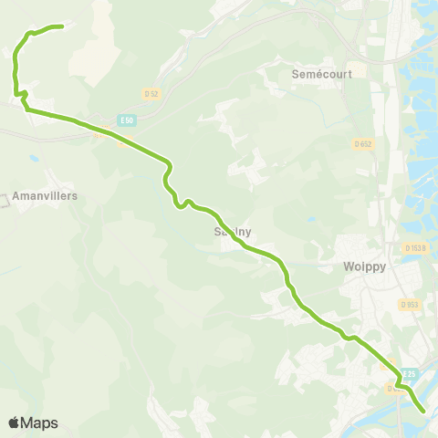 LE MET' Square du Luxembourg - Roncourt map