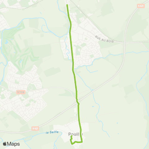 LE MET' P+R Faubourg - Pouilly map