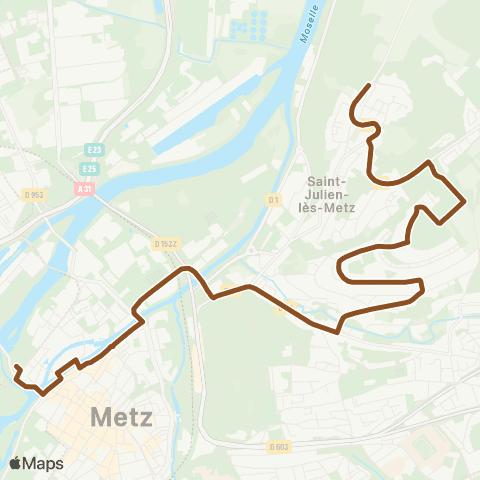 LE MET' Square du Luxembourg - St-Julien Fort map