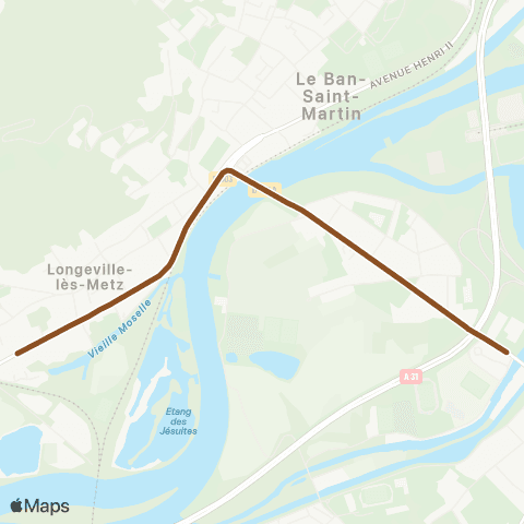 LE MET' Navette Longeville (TAD) map