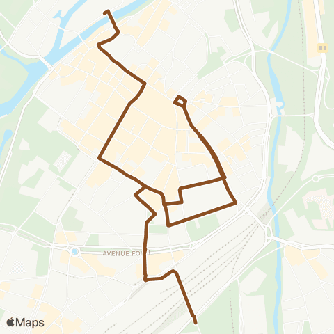 LE MET' Centre Pompidou Metz - Préfecture map