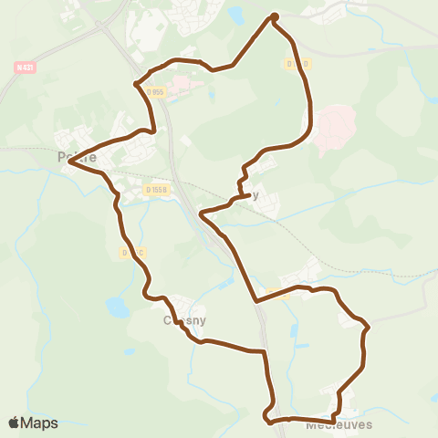 LE MET' Peltre > Mercy > Jury > MCleuves > Chesny > Peltre map