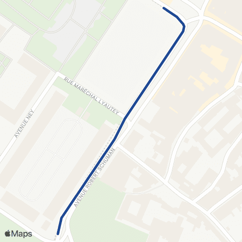 LE MET' Flexo 2 - Kinepolis / Corchade / Queuleu / Gr. aux Bois map