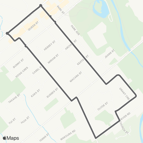 Metlink Masterton - Masterton East - Masterton map