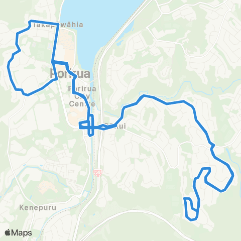 Metlink Sievers Grove - Elsdon - Sievers Grove map