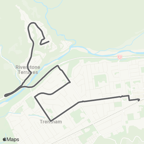 Metlink Riverstone Terraces - Upper Hutt map