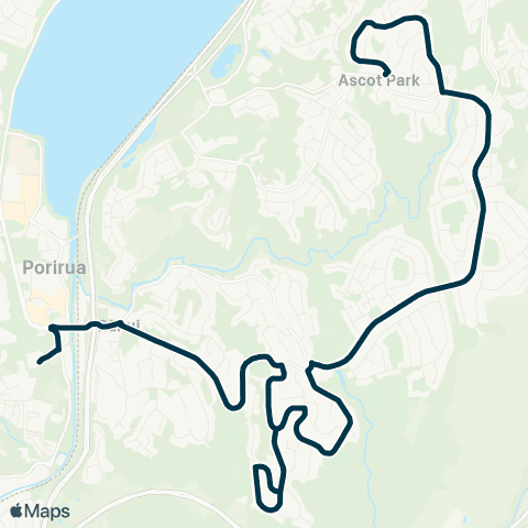 Metlink Bishop Viard College - Ascot Park map