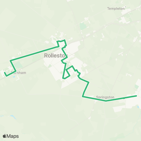 Metro Christchurch Burnham / Lincoln via Rolleston map