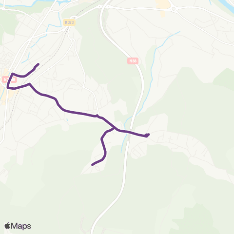 Mobilité-en-Velay Mons / ours par la Vague map