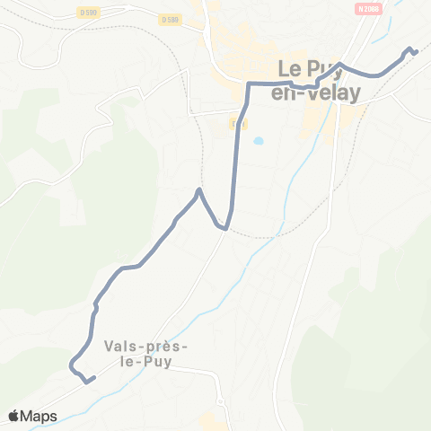 Mobilité-en-Velay La Sermone par Michelet map
