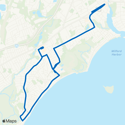 MTD Milford Center-Milford Center map