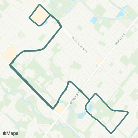 Milton Transit Yates map