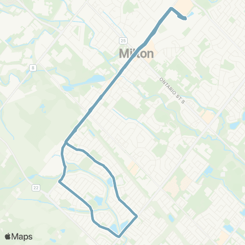 Milton Transit Scott map