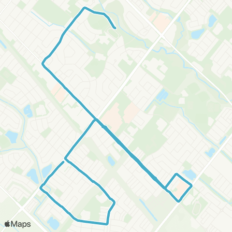 Milton Transit School Extra map