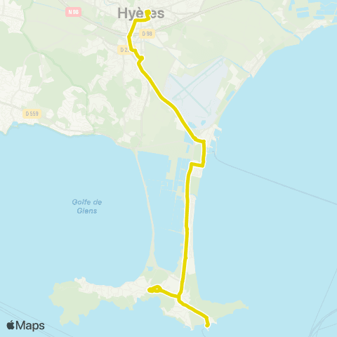 Mistral Hyères Centre (Joffre) - Tour Fondue map