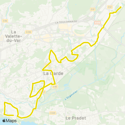 Mistral Tourrache - Terre Promise map