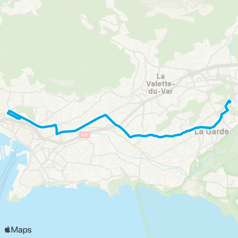 Mistral Planquette - Gare Routière (Toulon) map