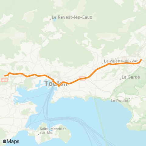 Mistral Pôle d'Activité Toulon E. - Technopôle Mer map