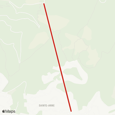 Réseau Mistral Téléphérique du Mont Faron map