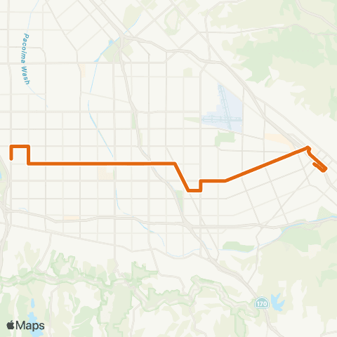 Metro Local Line map