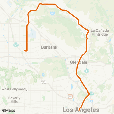 Metro Local Line map