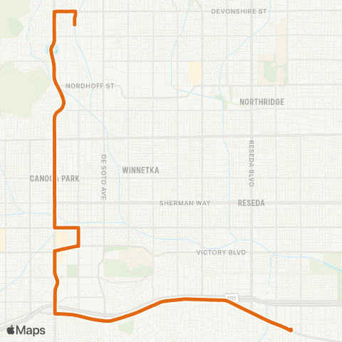 Metro Local Line map