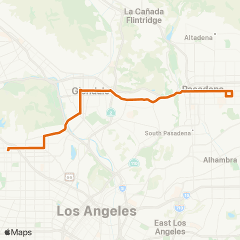 Metro Local Line map
