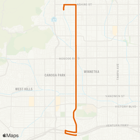 Metro Local Line map