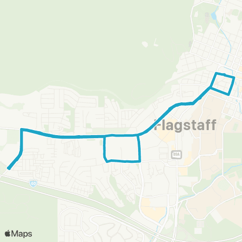 Mountain Line Teal map