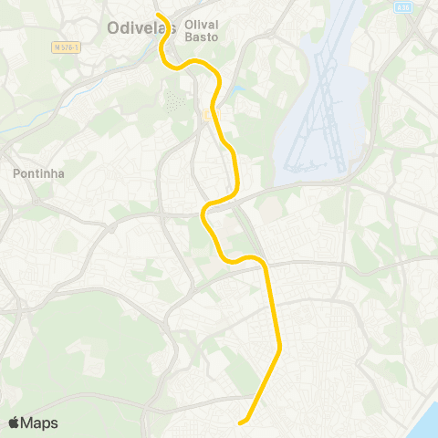 Metro Lisboa Girassol map