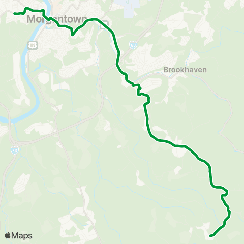 Mountain Line Transit Authority Mt. Heights map