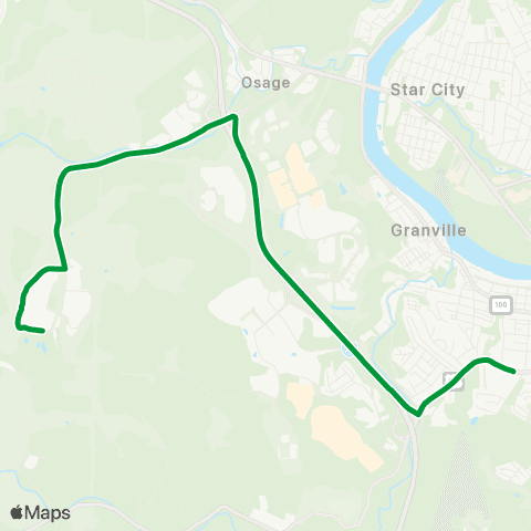 Mountain Line Transit Authority Westridge Mylan map
