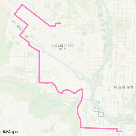 Mountain Metro Brookside / Uintah Gardens map