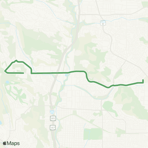 Mountain Metro Gog / Austin Bluffs Pkwy map