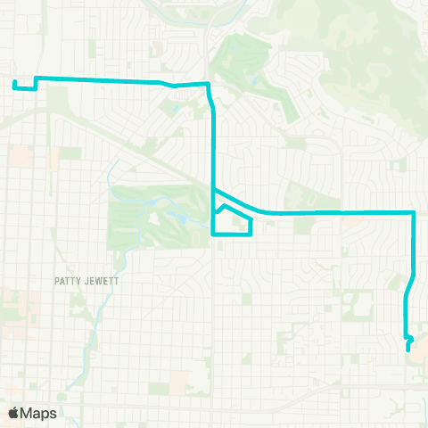 Mountain Metro Fillmore / Citadel map