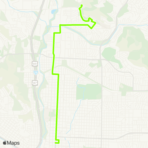 Mountain Metro Nevada / UCCS map