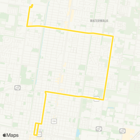 Metro McAllen Route 6 map