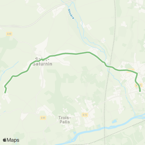 Möbius Linars Les Groies - St-Saturnin Chez Botin map